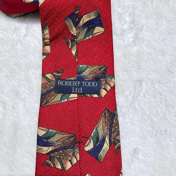 Robert Todd Handmade All Silk Tie - Picture 6 of 7